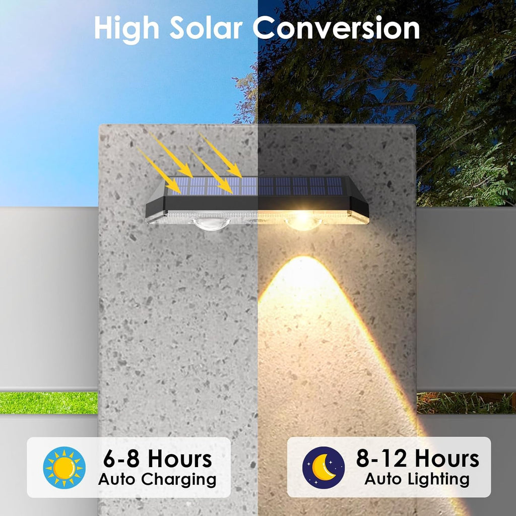 Solar Fence/Wall Lights Outdoor