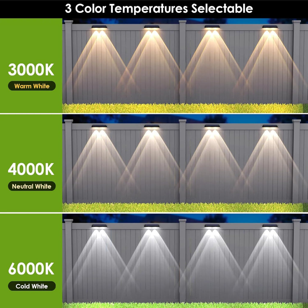 Solar Fence/Wall Lights Outdoor