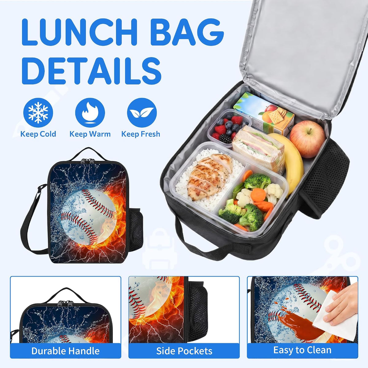 3PCS Basketball Bag for Boys