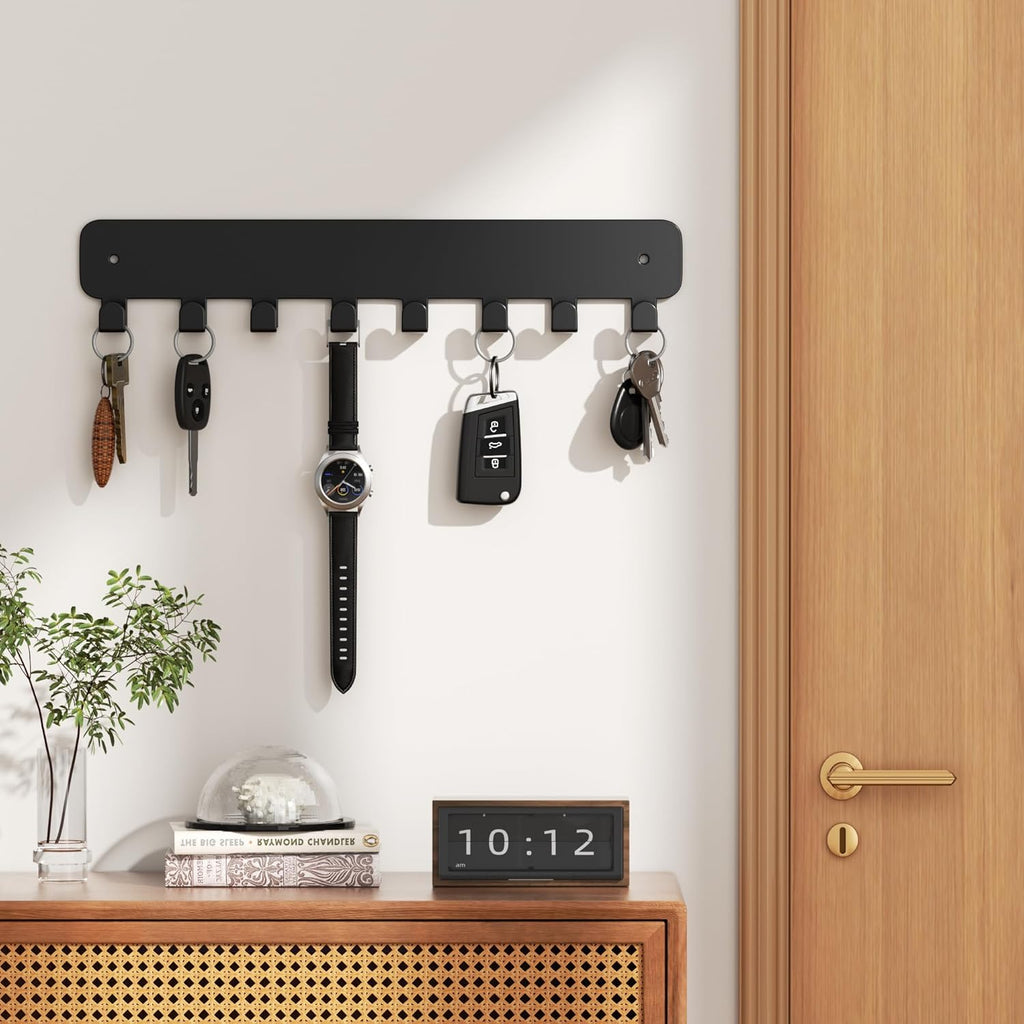 Key Holder Wall Mount Black, Gold, Silver, White